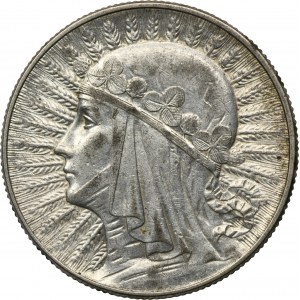 Głowa Kobiety, 5 złotych Warszawa 1934