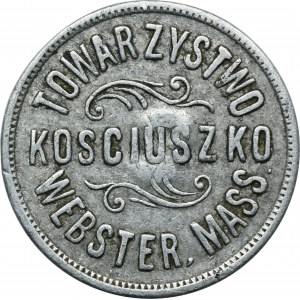 Kosciuszkova spoločnosť vo Websteri Massachusetts, Token