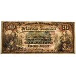 USA, New York, $20 1882 - Bruce &amp; Wyman - PMG 20