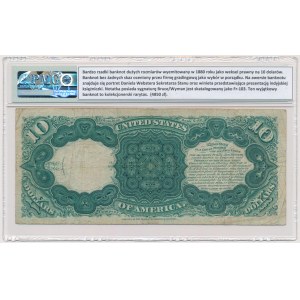 USA, 10 Dollars 1880 - Bruce & Wyman - PMG 15