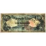 USA, 10 dolarů 1880 - Bruce &amp; Wyman - PMG 15