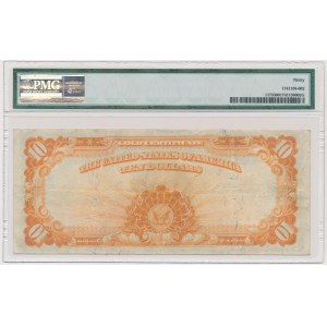 USA, zlatý certifikát, 10 dolarů 1922 - Speelman &amp; White - PMG 30