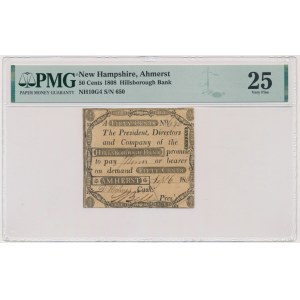 USA, New Hampshire, Ahmerst, 50 Cents 1808 - PMG 25
