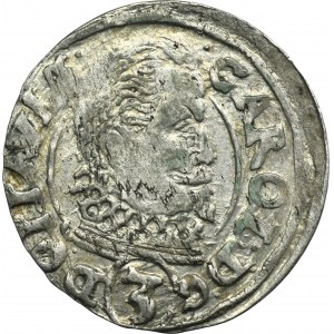 Silesia, Duchy of Troppau, Karl Lichtenstein, 3 Kreuzer Troppau 1619 CC