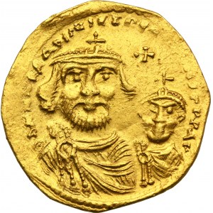 Byzantine Empire, Heraclius and Heraclius Constantinus, Solidus