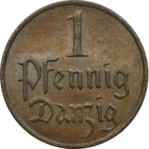 Free City of Danzig, 1 pfennig 1923