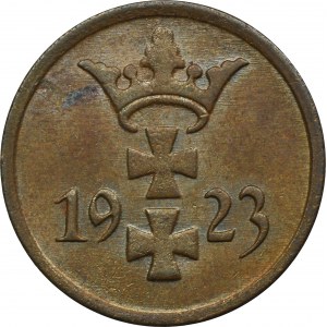 Free City of Danzig, 1 pfennig 1923