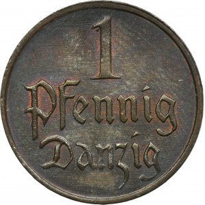 Free City of Danzig, 1 pfennig 1930