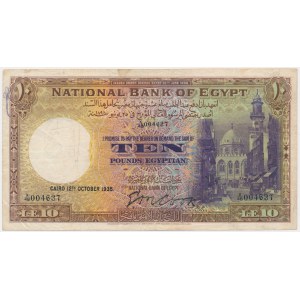 Egypt, £10 1935 - Cook