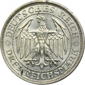 Germany, Weimar Republic, 3 Mark Muldenhütten 1929 E