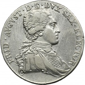 Německo, Saské kurfiřtství, Fridrich August III, 2/3 Thaler Dresden 1801 IEC