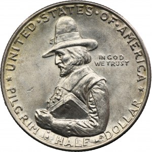USA, 1/2 Dollar Denver 1920 D Pilgrim