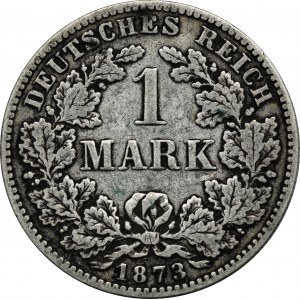 Germany, German Empire, Wilhelm I, 1 Mark Frankfurt 1873 C - RARE