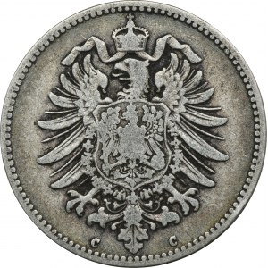 Germany, German Empire, Wilhelm I, 1 Mark Frankfurt 1873 C - RARE