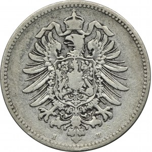 Germany, German Empire, Wilhelm I, 1 Mark Darmstadt 1880 H