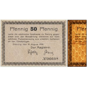 Danzig, 50 fenig 1914 - znw. váhy -