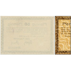 Danzig, 50 fenig 1914 - znw. vlny -