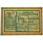 Danzig, 50 000 mariek 1923 - počet 5 figúr s ❊ -.