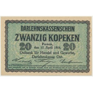 Poznaň, 20 kopějek 1916