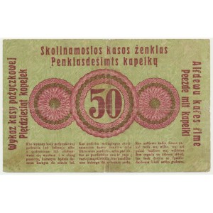 Poznaň, 50 kopějek 1916 - dlouhá doložka (P2a)