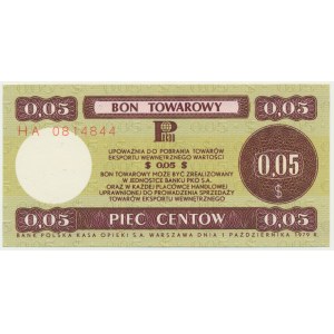 Pewex, 5 cents 1979 - HA - small -.