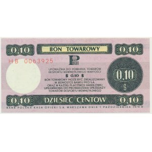 Pewex, 10 centů 1979 - HB - malý -