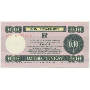 Pewex, 10 centů 1979 - HB - VELKÝ