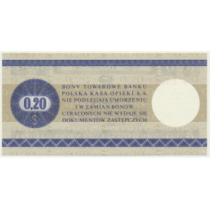 Pewex, 20 centów 1979 - HN - mały -