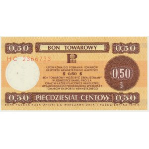 Pewex, 50 cents 1979 - HC - small -.