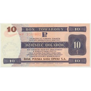 Pewex, 10 dolarów 1979 - HF -
