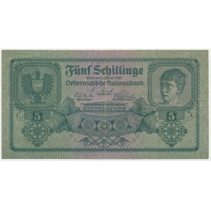 Austria, 5 Schilling 1925