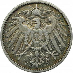 Germany, German Empire, Wilhelm II, 1 Mark Karlsruhe 1896 G