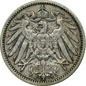 Germany, German Empire, Wilhelm II, 1 Mark Karlsruhe 1899 G - RARE - RARE