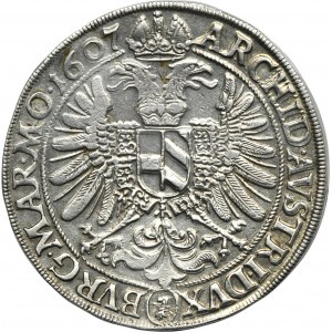 Rakousko, Leopold I., Kutná Hora 1607 tolarů - RARE