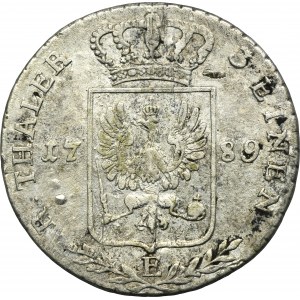 Německo, Pruské království, Fridrich Vilém II., 1/3 Thaler Königsberg 1789 E
