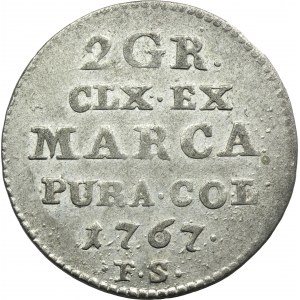 Poniatowski, 2 Groschen 1767 FS