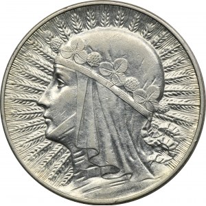 Głowa Kobiety, 5 złotych Warszawa 1933