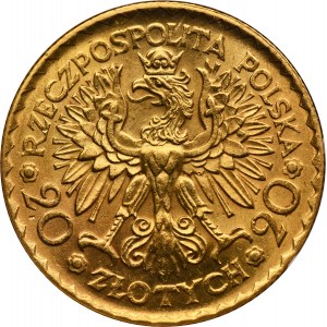 20 złotych 1925 Chrobry - GCN MS60