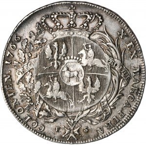 Poniatowski, Thaler Varšava 1766 FS - Zbrojíř - Varianta 32.a10 - RARE