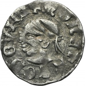 Hungary, Louis I Hungary, Denarius