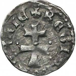 Hungary, Louis I Hungary, Denarius