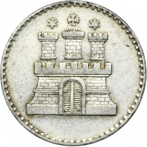 Germany, Free City of Hamburg, 1 Schilling 1855