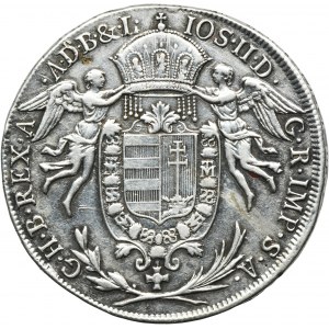 Hungary, Joseph II, 1/2 Thaler Wien 1786