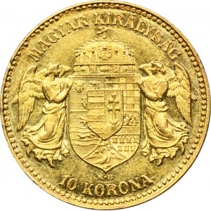 Rakúsko, František Jozef I., 10 korún Kremnica 1911
