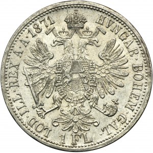 Rakousko, Franz Joseph I, 1 Floren Vídeň 1871 A