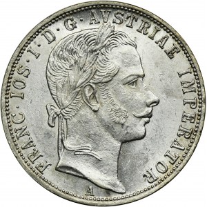 Rakousko, Franz Joseph I, 1 Floren Vídeň 1860 A