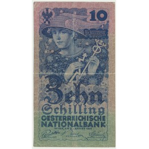 Rakúsko, 10 šilingov 1927