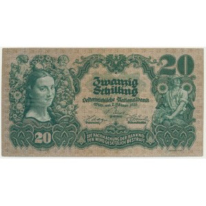 Rakúsko, 20 šilingov 1928