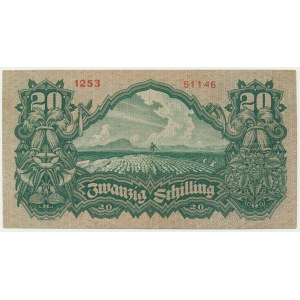 Rakousko, 20 šilinků 1928