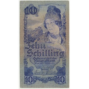 Rakousko, 10 šilinků 1933